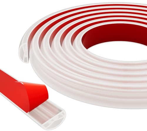 Pliable Barrage D'eau de Seuil de Douche Silicone,Barrière de Douche Anti Débordement et Système de Rétention,Joint de Sol pour Douche à l'italienne,Accessible aux Fauteuils Roulants (1 m,Transparent)