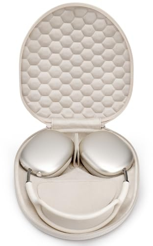 Smart Case 2.0 Slimline für AirPods Max Kopfhörer Unterstützt Schlafmodus, AirPods Max Zubehör, Upgrade Anti-Scratch Tragbare Tragetasche Reisetasche (Starlight)