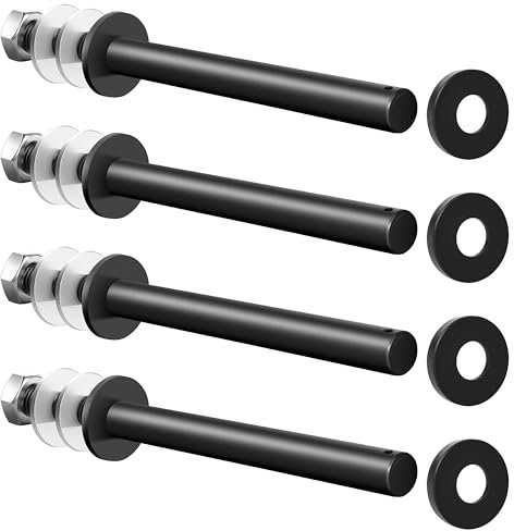 EVERYMATE Weight Plate Holder: Power Rack Attachments Squat Rack Weight Plate Rack for 1 inch Standard Weight Plates, 2x2 3x3 2x3 Power Cage Accessories Weight Plate Storage