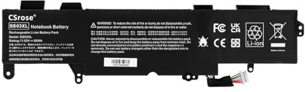 CSrose SS03XL 933321-855 Laptop Battery for HP EliteBook 830 G5 840 G5 735 G6 840 G6 830 G6 745 G6 846 G5 755 G5 745 G5 740 G5 740 G5 740 G5 740 G5 740 G535G5 G5ZBOOK 14U G5 G6 HSTNN-LB8G HSTNN-DB8J