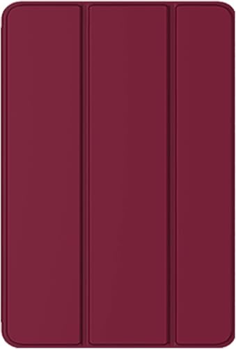 Mansiruyi Trifold Case for 8inch Tablets(Only 2024/2022/2020 Released 12/10th Gen),Not Fits iPad Onn 8 inch Tablets, Slim Light Hard Shell Stand Case with Auto Sleep/Wake -Red