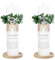 RunFar shop 2pcs Tropfschutz Kommunionkerze Taufkerzen Tropfschutz Kerzenkranz Kommunion Kerze Kerzenring Kommunionkerze Tropfenfänger Kerze Fisch Kreuz Deko für Taufkerze Kommunionkerze Hochzeitkerze