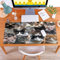 MYAUEYSU Alfombrilla de ratón para 40x80 cm,Muchos Gatos de Diferentes Razas.,Grande,con Base de Goma y Bordes cosidos,Alfombrilla para,PC,portátil,Escritorio