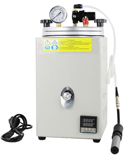 Wachs-Injektionsmaschine für Schmuckherstellung – Vakuum-Wachs-Injektor mit Manometer und Pumpengriff für effizientes Schmelzen und Formen von Wachs