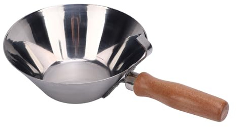 Jeffergarden Strumenti di Gesso Multifunzionale di Fango Muro a Secco ， Strumenti Composti in Acciaio Inossidabile in Acciaio Inossidabile per Muro di Fango con Manico in Legno per Gesso di