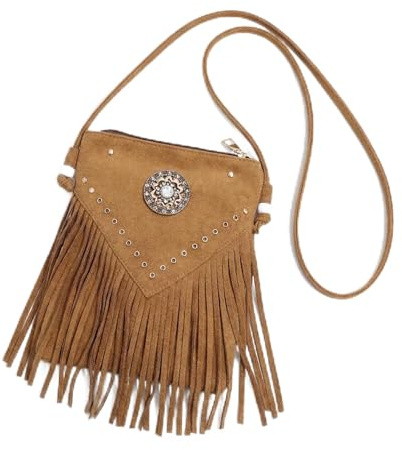 Satiskid 70er Jahre outfit Damen,Hippie Tasche Damen, Boho Umhängetasche