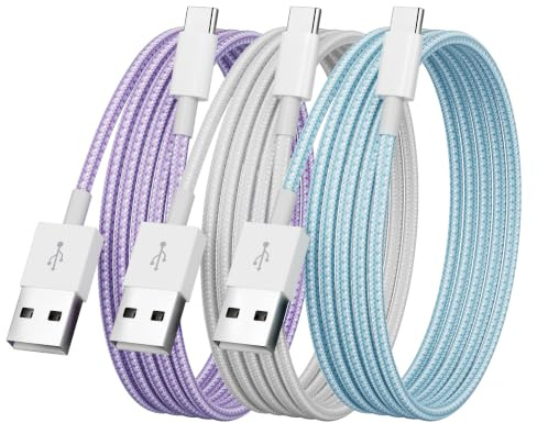 3Pack 1M USB C Charger Cable,Apple USB A to USB C Charging Cable | for iPhone 17/17 Pro/17 pro Max/16/ 16E(SE4)/ 16 Pro Max/16 Plus, iPhone 15/15 Pro Max, AirPods, AirPods 4, Pro 12.9/11/Air