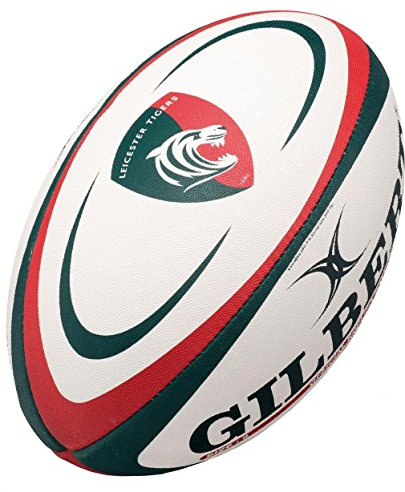GILBERT Ballon de rugby REPLICA - Leicester - Taille Midi