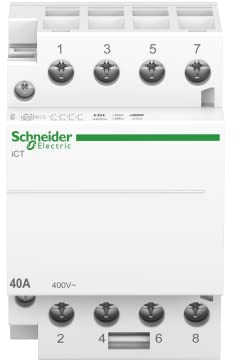 Schneider Electric Installationsschütz Acti9 iCT, 40A, 4S, 220/240 V, 50Hz, Artikelnummer A9C20844