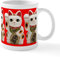 CafePress Cute Maneki Neko (Lucky Cat) Mug Mug 11 oz (325 ml) Ceramic Coffee Mug