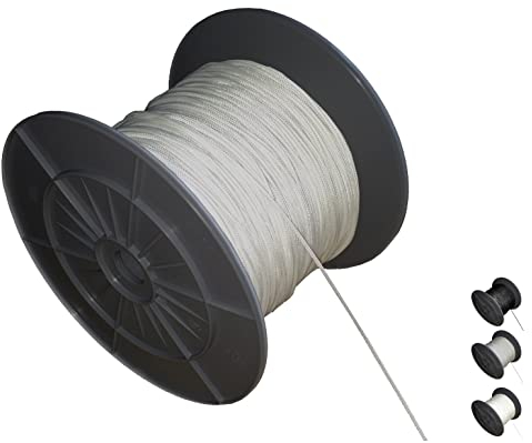 EFIXS Zugschnur für Alujalousien (Durchmesser 1,4 mm) - Farbe: grau - Länge: 10 bis 50 Meter - Hier: 20 Meter