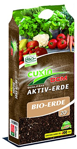 CUXIN DCM AKTIV-ERDE BIO-ERDE 20 l Gemüse Sprossenanzucht Kräutererde