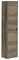 Mueble Lavabo Dakota, Columna de baño 2 Puertas Acabado en Color Nordik 30x140x25,5cm