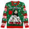 Shirtgeil Ugly Christmas Strickpullover Herren Damen , Rundhals, Multicolor ,Go Jesus It's Your Birthday Sweater Medium