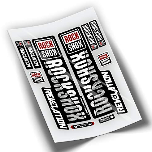 Fahrrad-GABELSTICKER Aufkleber ROCKSHOX Revelation 2019 WP249