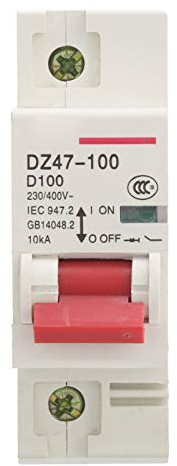 Leitungsschutzschalter, DZ47-100 1P D80~100A 230~400V Haushaltsluftschalter Typ D Auslaufschutz Luftschalter DIN Schieneninstallation