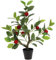 Gresorth 51cm Artificiels Rouge Pomme Arbres Faux Maison Vert Plante Fruit Décoration avec Plastique Réaliste Feuilles pour Accueil Tableau Bureau Jardin Intérieur Extérieur