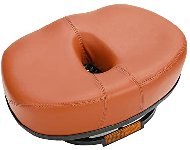 Selle Confortable et Ergonomique Large en Cuir PU pour Vélos VTT, Électriques et Ville - Siège Sans Coussin de Nez pour Homme et Femme