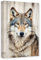 CXHOSTENT Wolf-Leinwand-Kunst Wildtier-Bilder Wanddekoration Wolf-Portrait-Gemälde Druck Wildtier-Poster Dekor Rahmen (Wolf - 4, 30.00 x 45.00 cms)