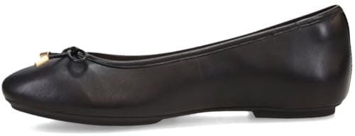 Fitflop Women's DELICATO Bow Soft Leather Ballet Flats Shoe, Black, 4 UK