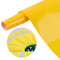 Tintnut 3D Flock Film Plotter Film Textile, Yellow Foam Iron-On Transfers for Textiles, 10 x 6ft for Creative Iron-On Transfers - Perfect, Plotters and Transfer Presses