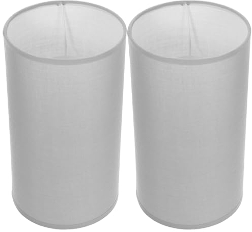 OSALADI 2stücke Ersatzlampenschirm Aus Zylinderförmiger Lampenschirm Für Tisch Und Stehlampe Tc Für Schlafzimmer Wohnzimmer Und Büro Schafft Warme Atmosphäre