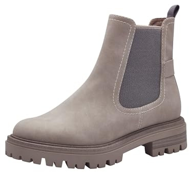 Tamaris Damen Chelsea Blockabsatz Vegan; GREY, EU 39