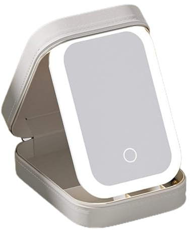 Reise Make Up Tasche Kosmetiktasche Mit Beleuchtetem Spiegel, Make Up Tasche Mit Spiegel, Make Up Tasche Mit Spiegel Und Licht, Reise Kosmetiktasche Mit LED Spiegel, Make Up Organizer