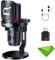 comica EJoy Uni Pro (D) - Microfono nero per computer e smartphone, microfono da gioco a condensatore cardioide Rgb per podcasting, streaming, registrazione, con supporto da tavolo