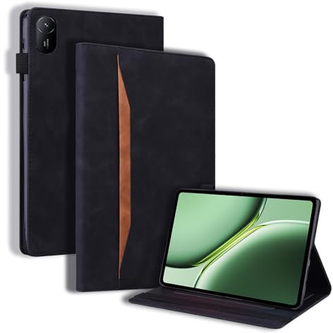 TEDTIKJT Etui pour Huawei MatePad SE 11 11 Zoll 2024 Coque/Huawei MatePad 11 Coque Étui à Rabat à Fonction de Support Multi-Angle Protection Housse Cover pour Huawei MatePad SE 11 Case,Noir