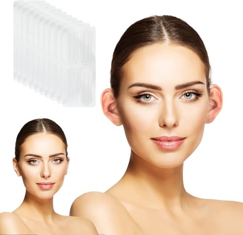 10 pieza de Pegatinas para Orejas de NICENEEDED para Mujeres, Cintas de Silicona para las Orejas de Elfo, Transparentes Y de Un Solo Lado, Parches de Soporte para Lóbulos Adhesivos de Maquillaje