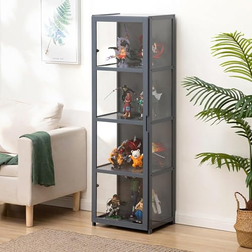 Dtyubfg Armoire de Curiosités avec Vitrine en Verre pour Objets de Collection et Figurines