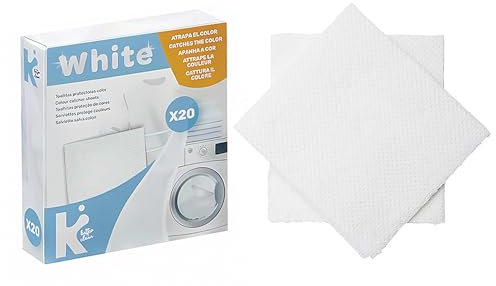 20 FARBFANGTÜCHER Set für weiße Wäsche Farbfang Kleidung Schutz gegen Verfärbung Vergrauung (Für weiße Wäsche-89)