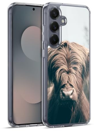 Head Case Designs Offizielle Patrik Lovrin Hochlandkuh Tierporträts Gelhülle [Militärischer Schutzgrad] Kompatibel Mit Samsung Galaxy S25+ Und Kompatibel Mit MagSafe