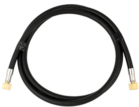 SCAPP Gasanschlussschlauch für WIG/MIG/MAG Schweißgeräte, 1,8m, 3m, 4m, 5m, 10m, mit Rändelmutter 1/4 RH, Gasschlauch ohne Werkzeug wechseln, Argon, Mischgas, Co2 (1,8 m)