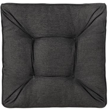 Best Wool Lounge Kissen für Rattan Gartenmöbel 60x60 cm - Loungekissen für Stuhl - Sitzkissen Rattanmöbel - Hochwertiges Polypropylen