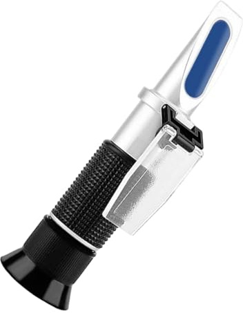 Antifreeze Refractometer, Antifreeze Coolant Tester for Checking Antifreeze Freezing Point, Concentration of Ethylene Glycol & Propylene Glycol, Battery Acid Condition, Windshield Washer Fluid