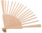 COOPHYA DIY Fan Frame Portable Folding Fan Making Kit Blank Design for for Summer Events and Special Occasions