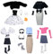 TYXHXTF Lot de 24 Vêtements et Accessoires Compatible avec Barbie, Vêtements pour Barbie, 11,5 Pouces Fille Kit de Mode