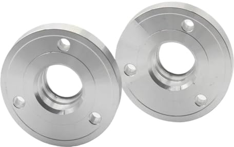 Für Smart Für Cabrio (450) Für City Coupé (450) Für Fortwo 15/20 Mm Spurverbreiterung Aus Aluminium Lochkreis 3x112, Nabenbohrung 57,1 Mm Auto Radnaben-Distanzscheiben(12mm silver)