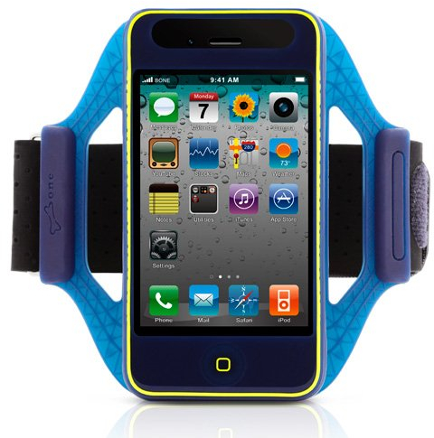 Bone-Fascia Sportarmband für iPhone 4, Farbe: blau