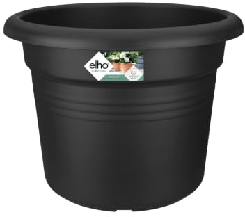 elho Green Basics Cilinder 65cm Blumentopf - Living Schwarz