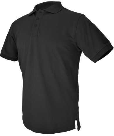 Hazard 4 Quickdry Undervest Battle Polo Tactical Velcro-Arm-Patch Plain Front Breathable Shirt