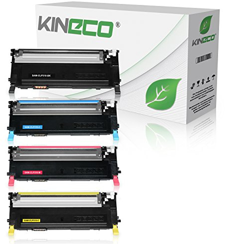 Kineco 4 Toner kompatibel mit CLP-310, CLP-315, CLX-3170FN, CLX-3175FN - Schwarz 2.500 Seiten, Color je 2.000 Seiten