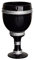 .iced-out. MINI Glas Pimp Cup Becher - schwarz/silber