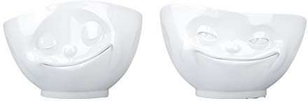 Fiftyeight Schalen Set, 2-er Set glücklich + grinsend Müslischale