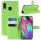 Fertuo Cover Samsung Galaxy A40, Custodia Portafoglio Cover a Libro in Pelle Flip Case con Silicone Bumper, Chiusura Magnetica, Porta Carte, Kickstand, per Samsung Galaxy A40 Smartphone, Verde