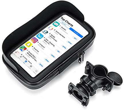 C-FUNN 14 cm wasserdichte Sonnenblende Anti-UV Handy GPS Halterung Motorrad Fahrrad Halterung Tasche