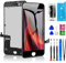 Diykitpl for iPhone 8 Plus Screen Black 5.5 Inch, 3D Touch LCD Digitizer Display for iPhone 8 Plus, with Repair Tools Kit for A1864,A1897,A1898 Glass Screen