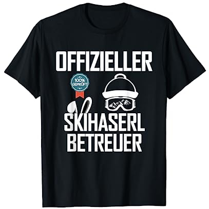Offizieller Skihaserl Betreuer Apres Ski Sprüche Skifahrer T-Shirt